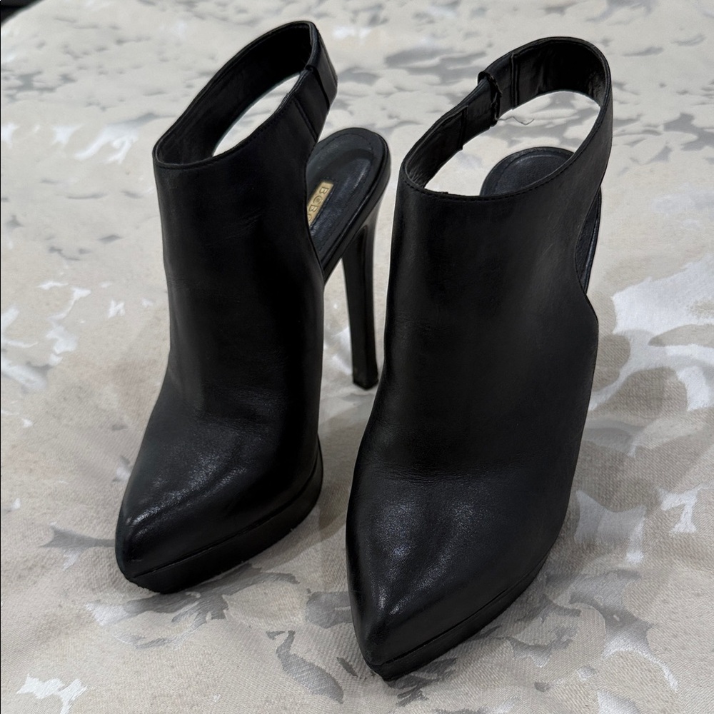 BCBGeneration Black High Heel Booties